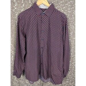 Azaro Uomo Men's Button Down Collared‎ Shirt Slim Fit 2XL